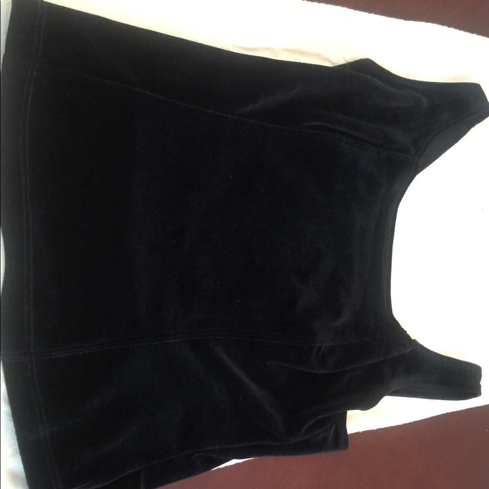 Black velvet Top
